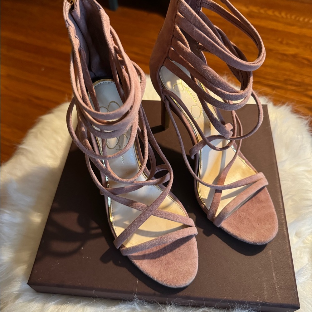 Sophisticated Mauve Pink Stiletto Heels